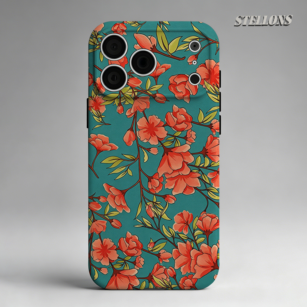 Phone Cases Cherry - Teal Cherry Blossom Phone Case For