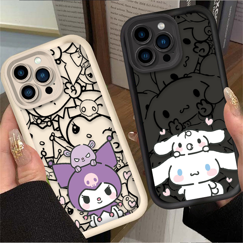 Phone Cases For Iphone 11 - Cinnamoroll Kuromi Fashion Case for IPhone