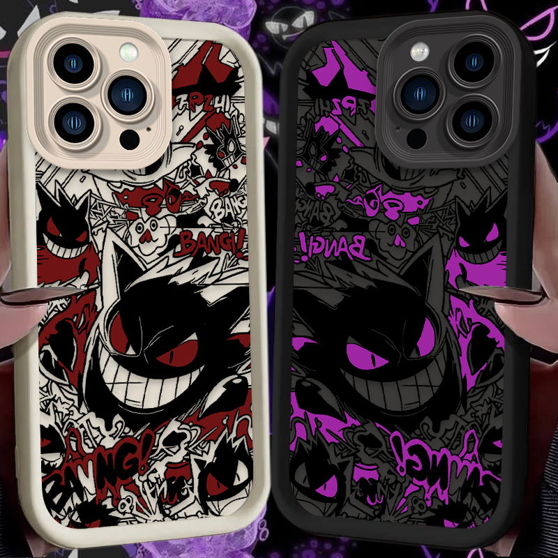 Phone Cases For Iphone 11 - P-Pokemon Gengar Graffiti Phone Case for