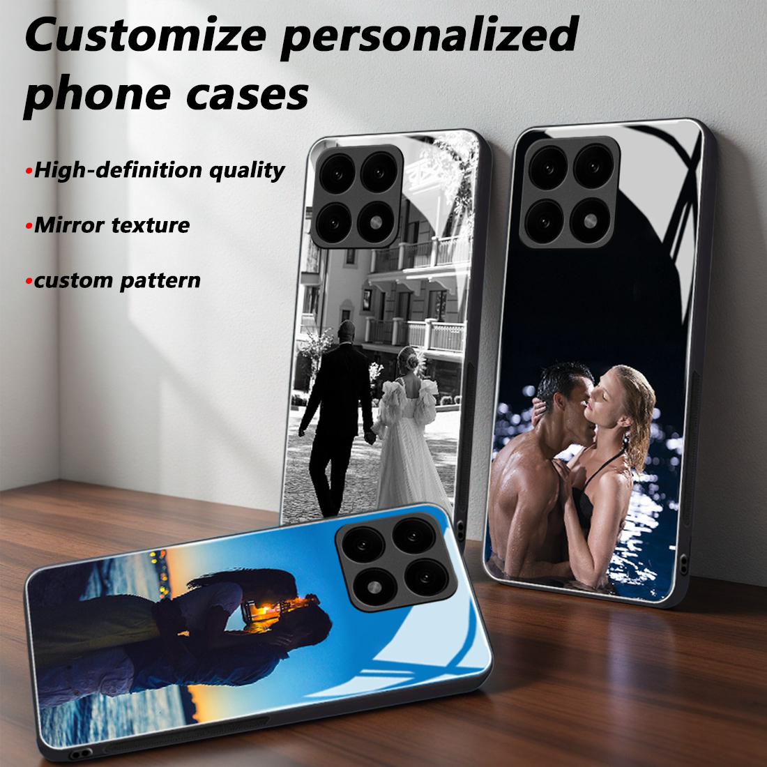 Phone Cases Custom - Custom Photo Mirror Glass Phone Case