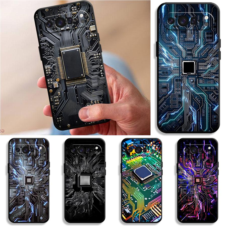 Phone Cases Google Pixel 10 - Retro Circuit Board Funda Phone Cover
