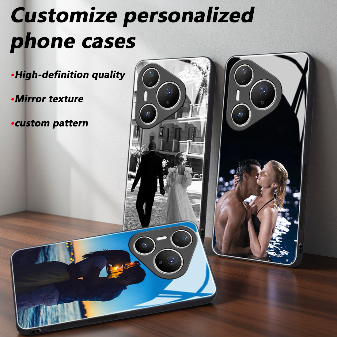 Phone Cases Custom - Custom Photo Mirror Glass Phone Case