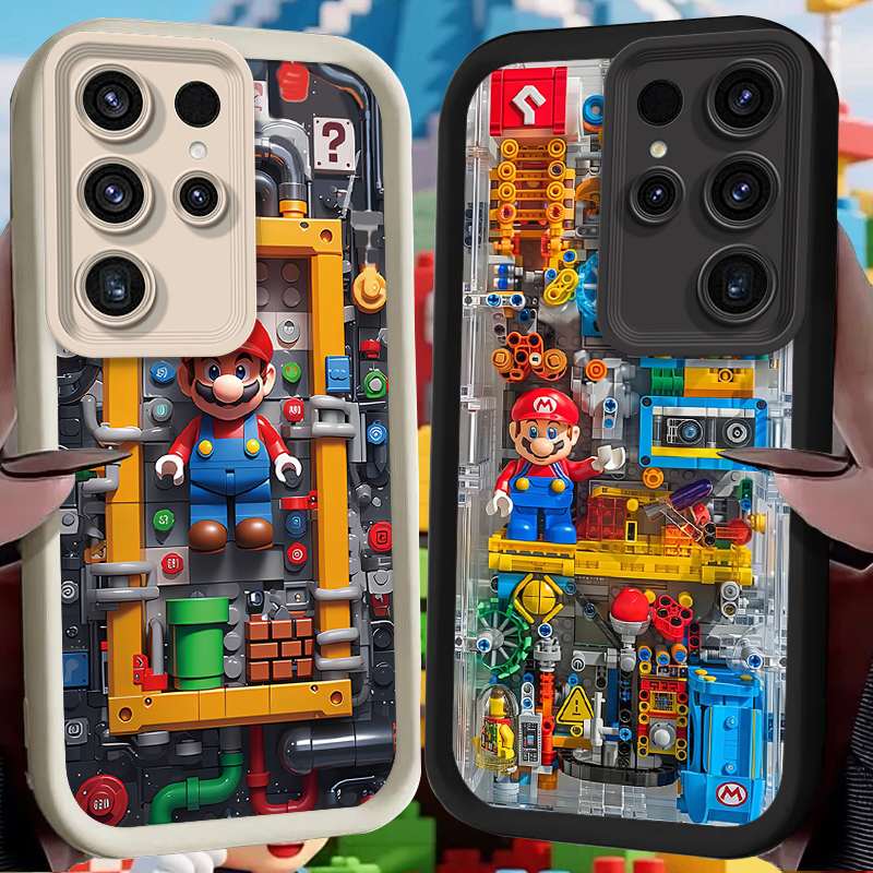 Phone Cases Samsung S23 - Toy Blocks M-Marios Phone Case for