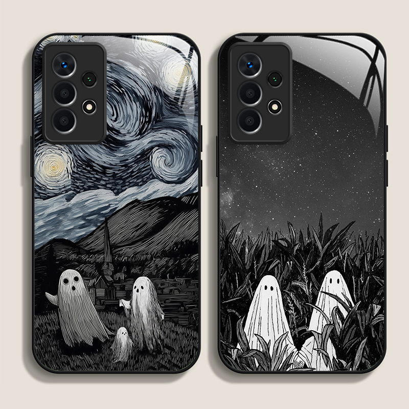 Funny Ghost Abstract Art Patte - огляд і ціна Phone Cases Art
