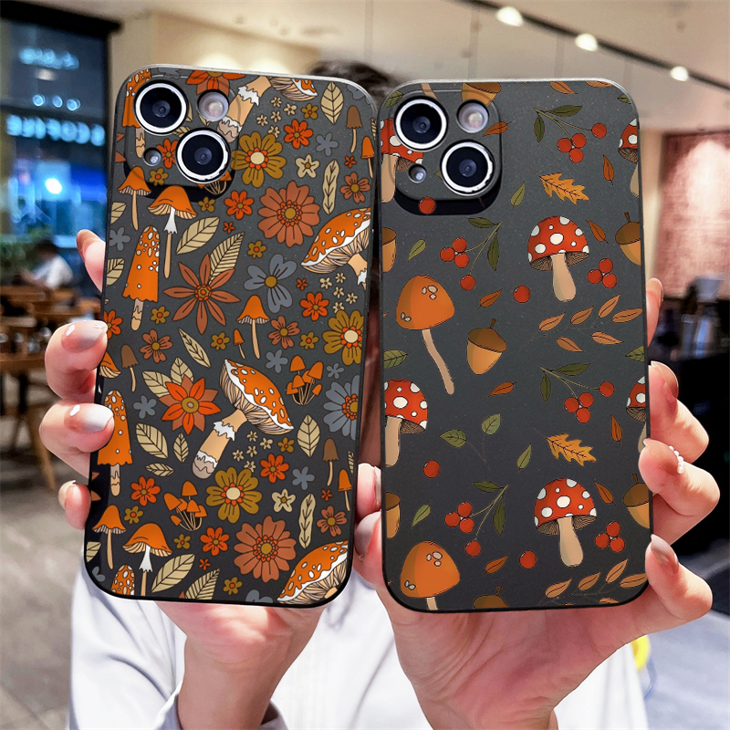 Retro Maple Leaf Flower Mushro - огляд і ціна Phone Cases For Motorola