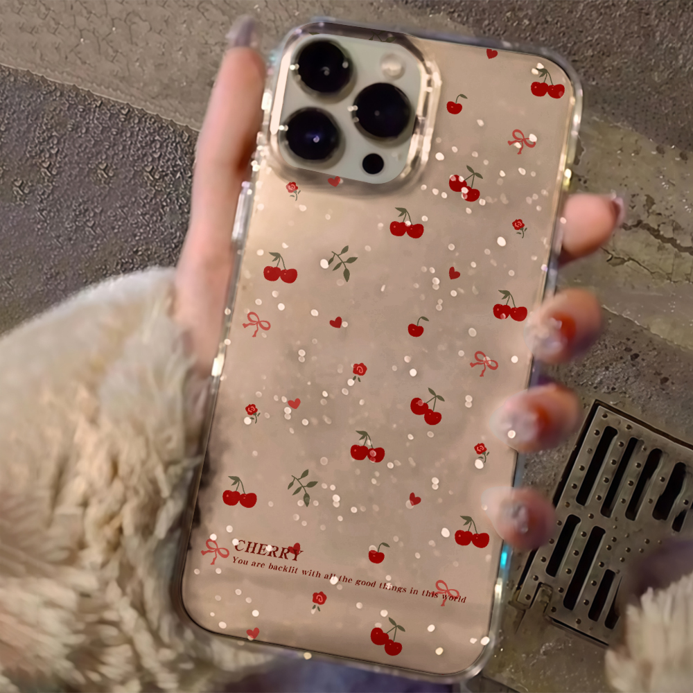 Simple cherry Flowers Clear Gl - огляд і ціна Phone Cases Cherry