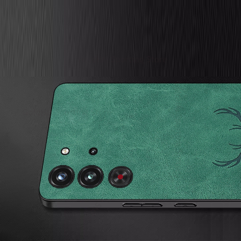 3D Cartoon Elk Deer Head Leath - огляд і ціна Phone Cases Red Deer
