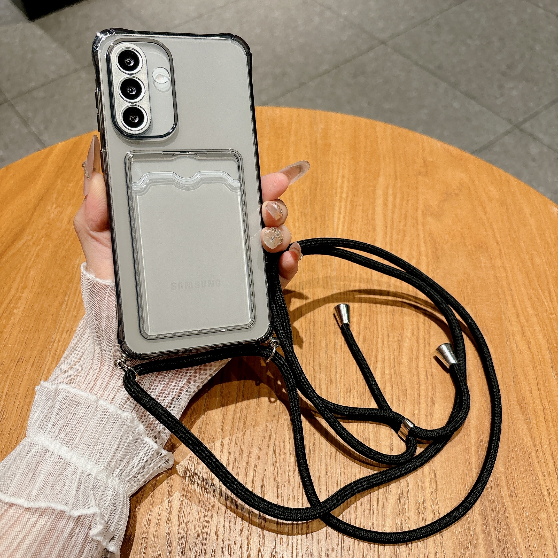 Light Gray Crossbody Strap Car - огляд і ціна Phone Cases With Straps