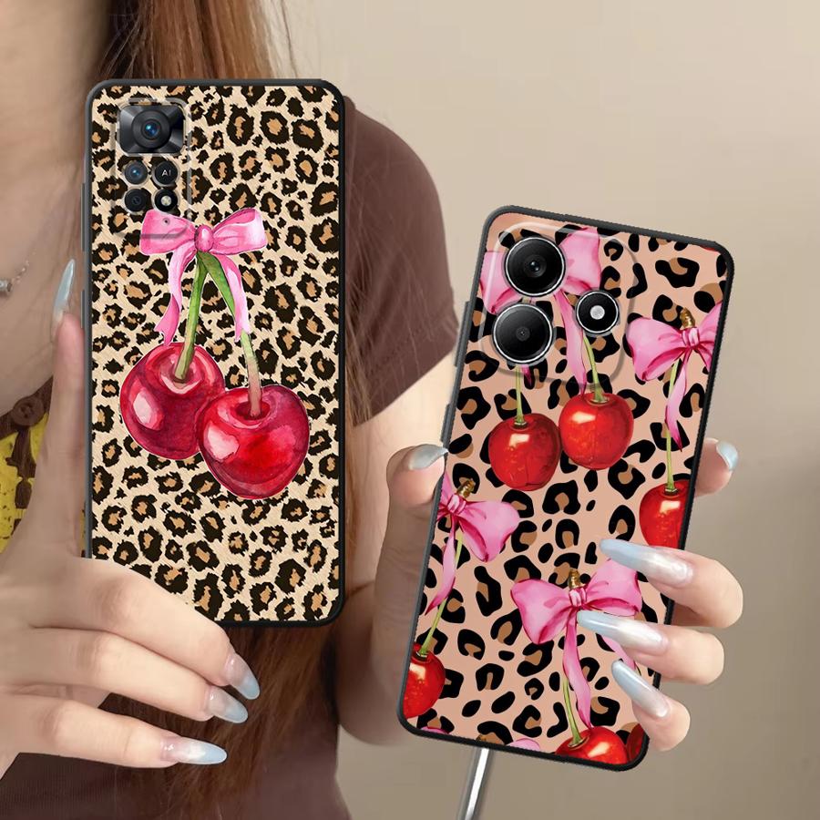 Leopard-patterned Cherry Case  - огляд і ціна Phone Cases Cherry