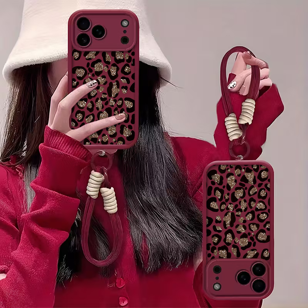 Leopard Print INS Hand Wrist S - огляд і ціна Phone Cases With Straps