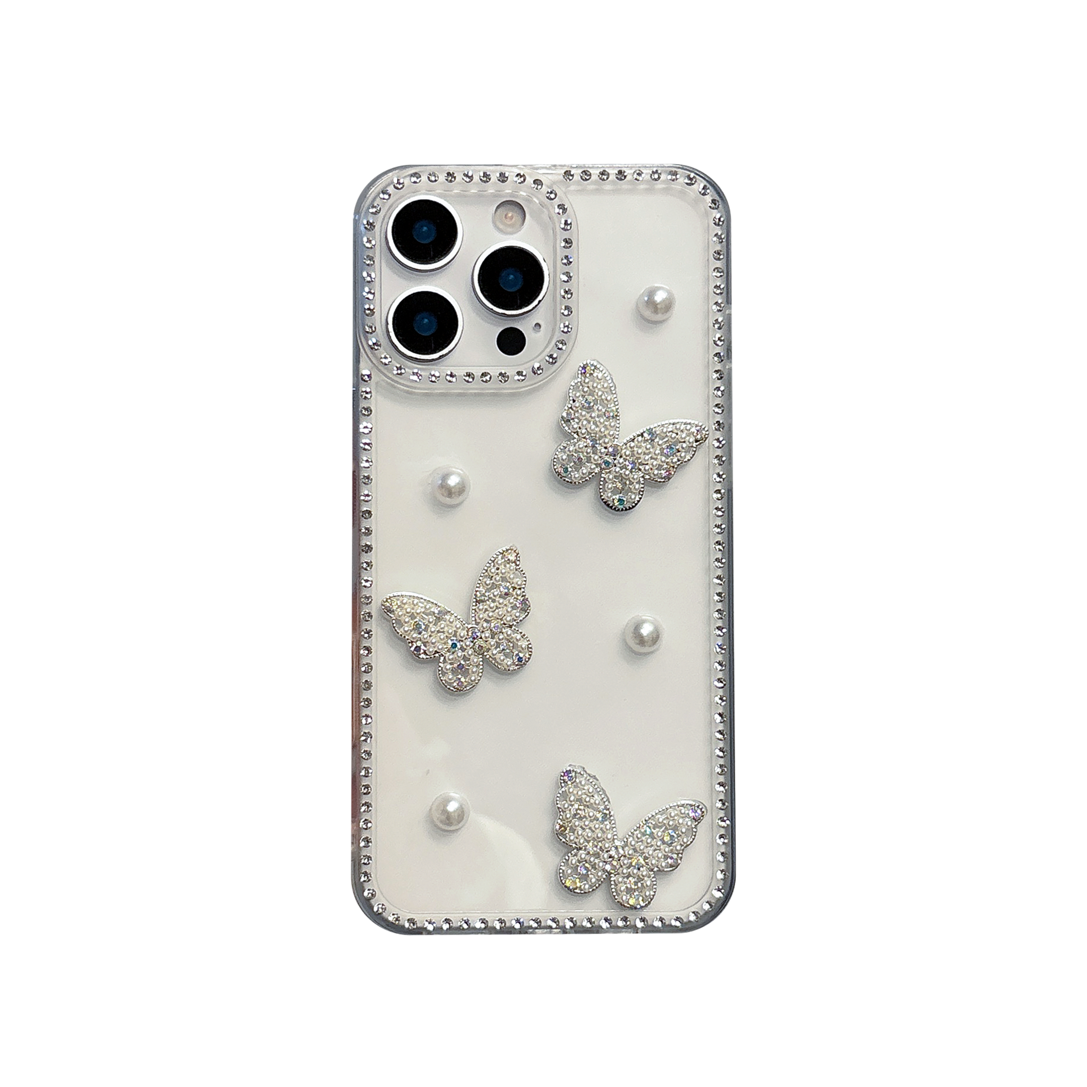 Pearl Butterfly Bling Diamond  - огляд і ціна Phone Cases Loopy