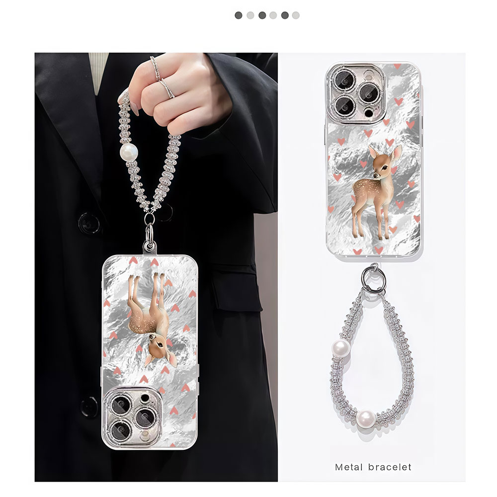 Cute Korean Red Love Deer Phon - огляд і ціна Phone Cases Red Deer
