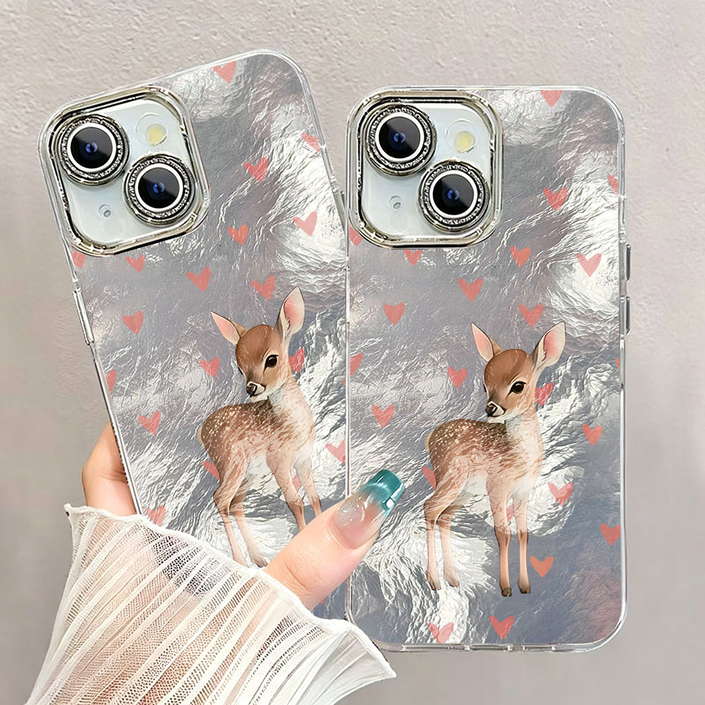 Cute Korean Red Love Deer Phon - огляд і ціна Phone Cases Red Deer