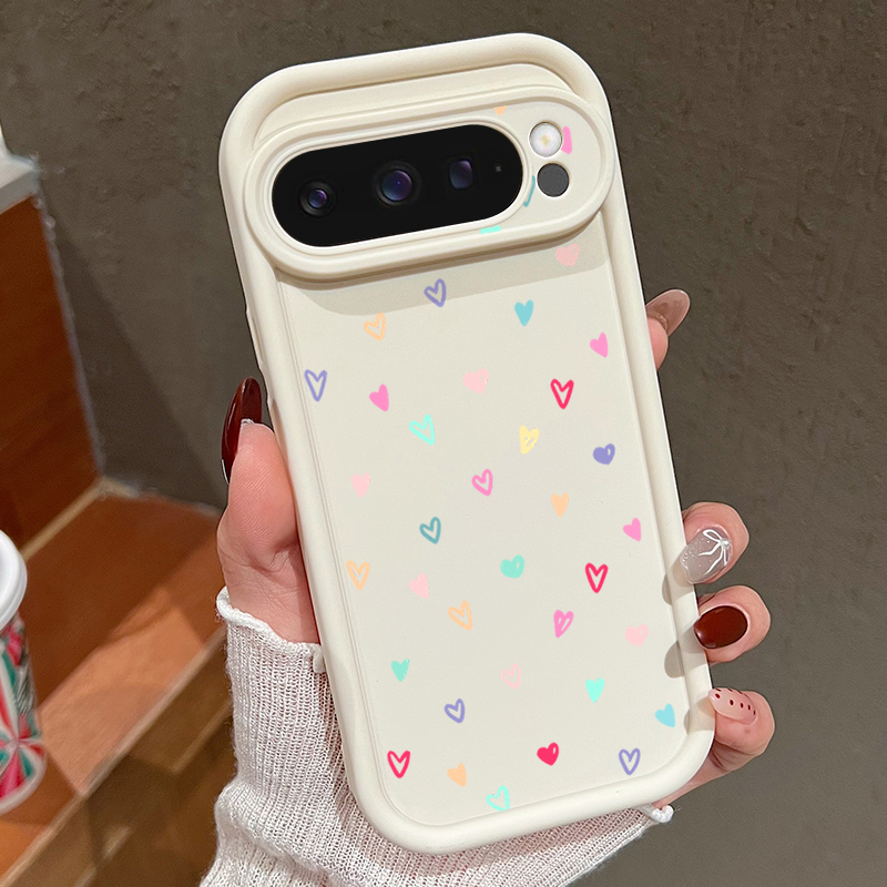 Colorful Little Hearts Soft Ca - огляд і ціна Phone Cases Google Pixel 10