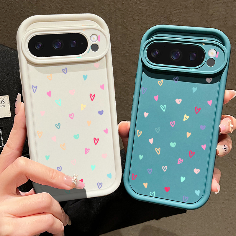 Colorful Little Hearts Soft Ca - огляд і ціна Phone Cases Google Pixel 10