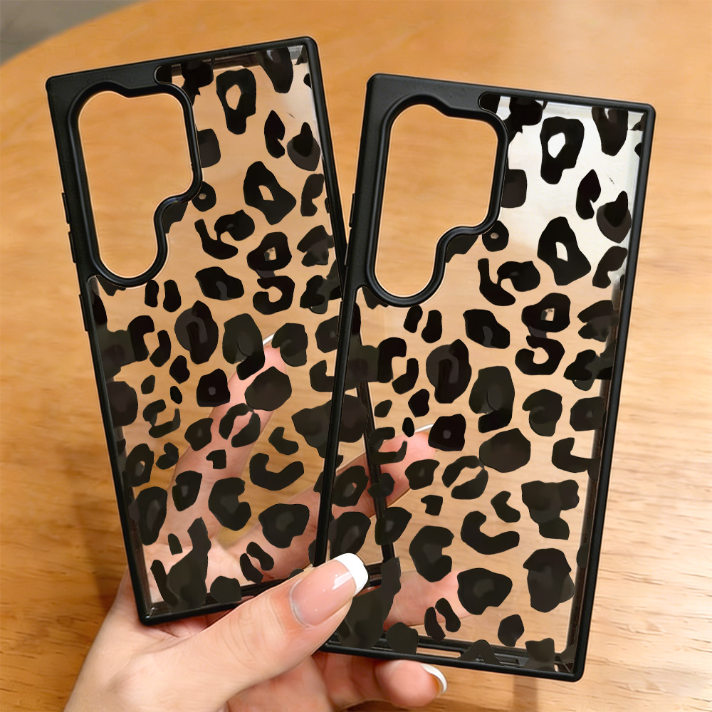 Leopard Print Clear Phone Case - огляд і ціна Phone Cases With Straps