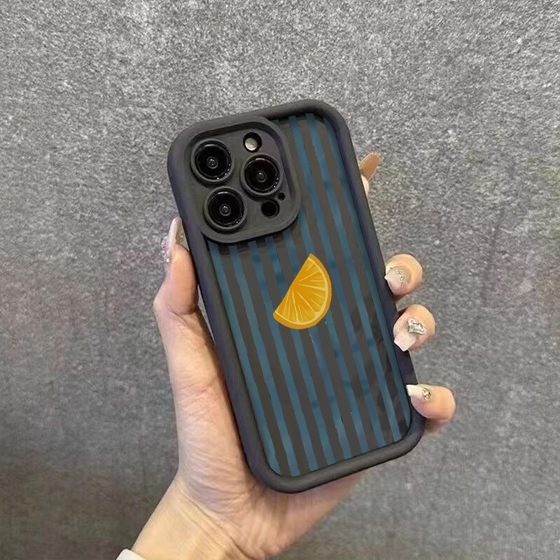 Striped Lemon Slice Pattern Ph - огляд і ціна Phone Cases For Iphone 11