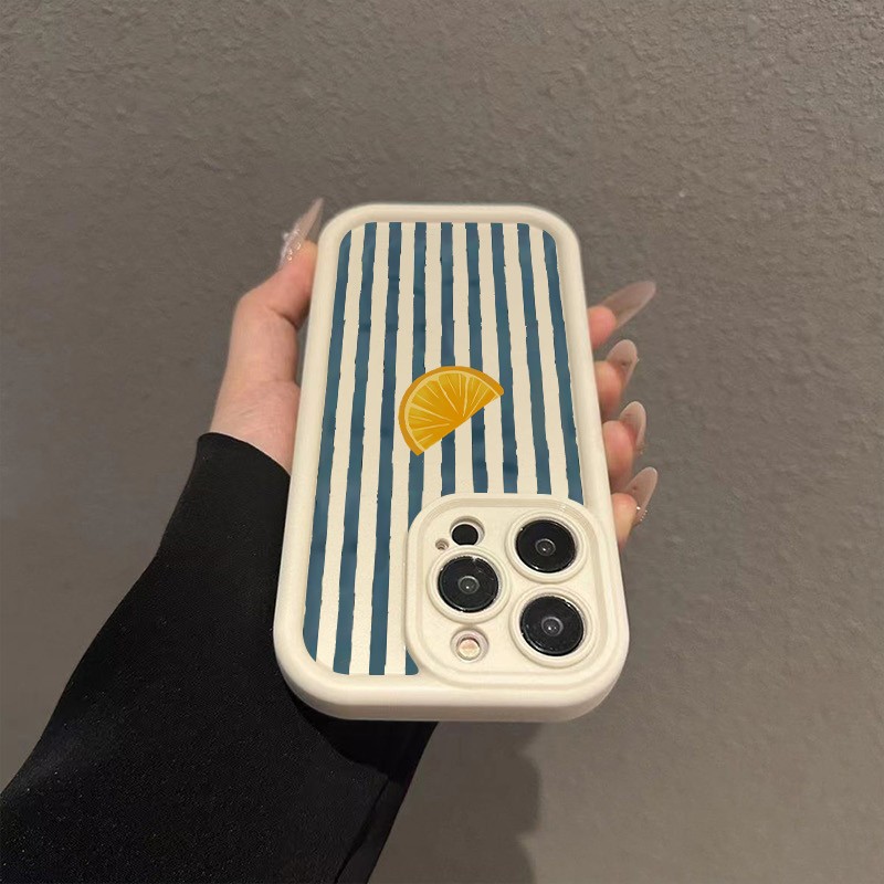 Striped Lemon Slice Pattern Ph - огляд і ціна Phone Cases For Iphone 11