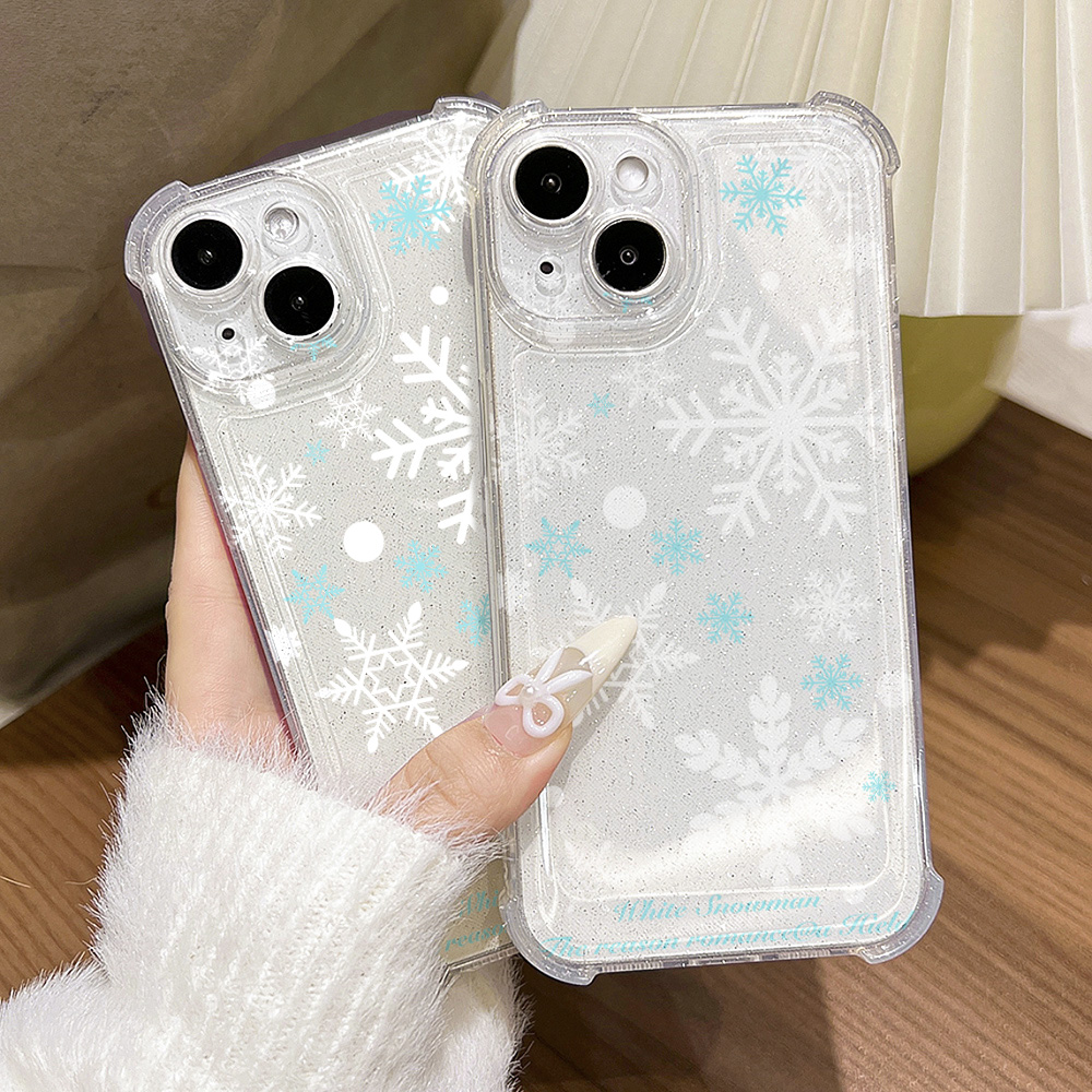 Glitter Bling Snowflake Soft P - огляд і ціна Phone Cases Cherry
