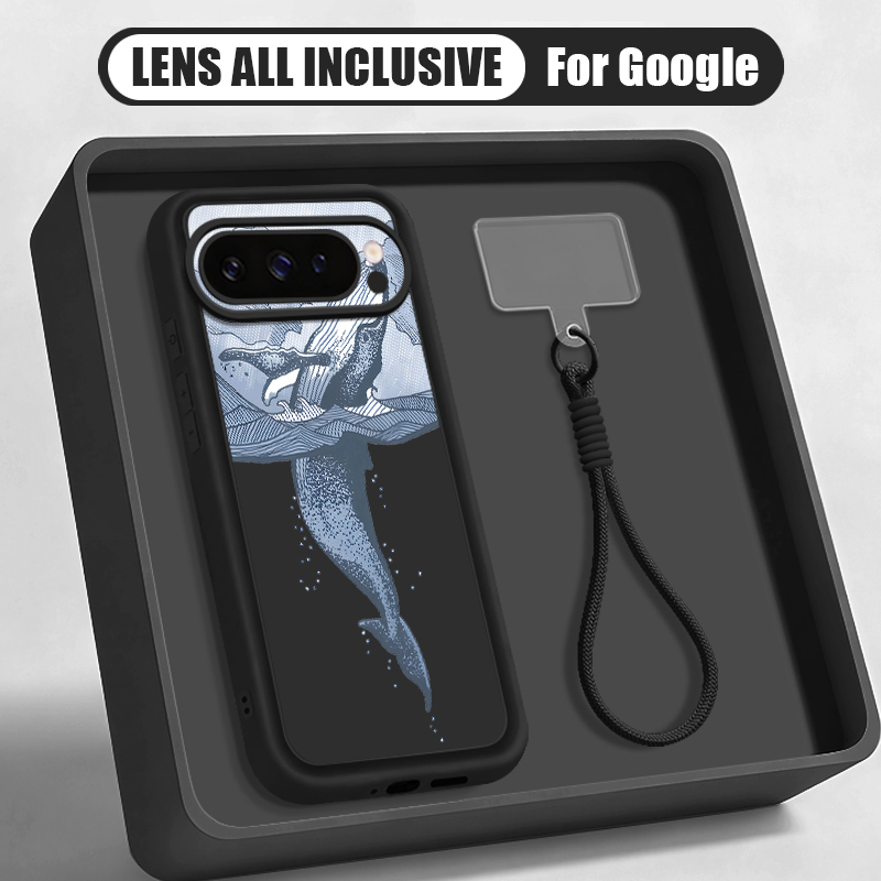 Humpback Whale Print Wrist Str - огляд і ціна Phone Cases With Straps