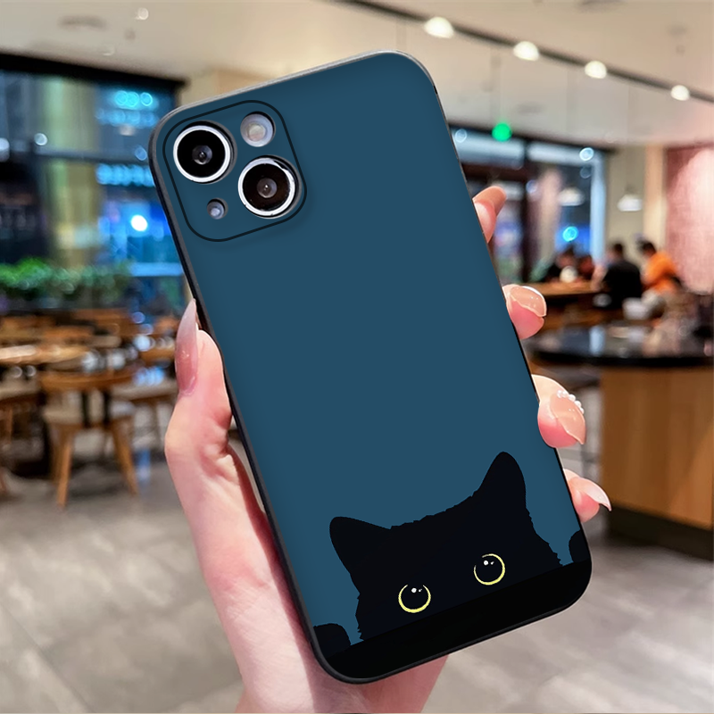 Cartoon Black White Cat Lovers - огляд і ціна Phone Cases For Motorola