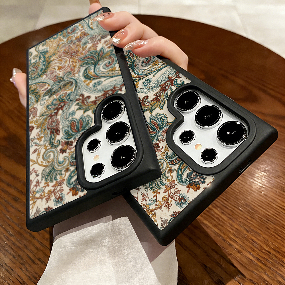 Retro Pattern Acrylic Phone Ca - огляд і ціна Phone Cases With Straps