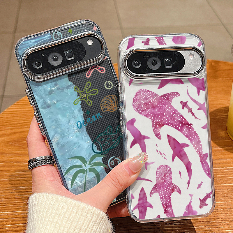 Ocean Shell Shark Patterned Ph - огляд і ціна Phone Cases Google Pixel 10