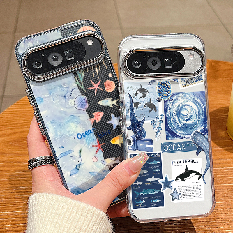 Ocean Shell Shark Patterned Ph - огляд і ціна Phone Cases Google Pixel 10