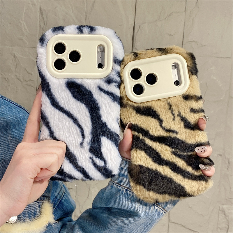 Luxury Zebra Pattern Fluffy Pl - огляд і ціна Phone Cases For Iphone 11