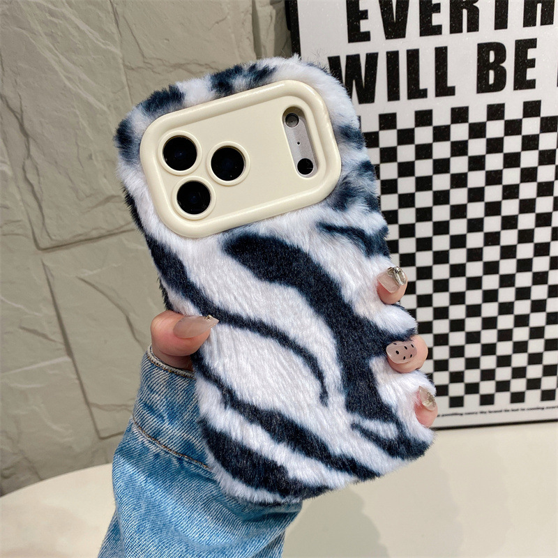 Luxury Zebra Pattern Fluffy Pl - огляд і ціна Phone Cases For Iphone 11