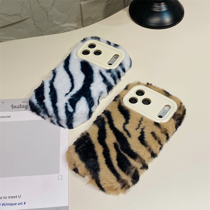 Luxury Zebra Pattern Fluffy Pl - огляд і ціна Phone Cases For Iphone 11