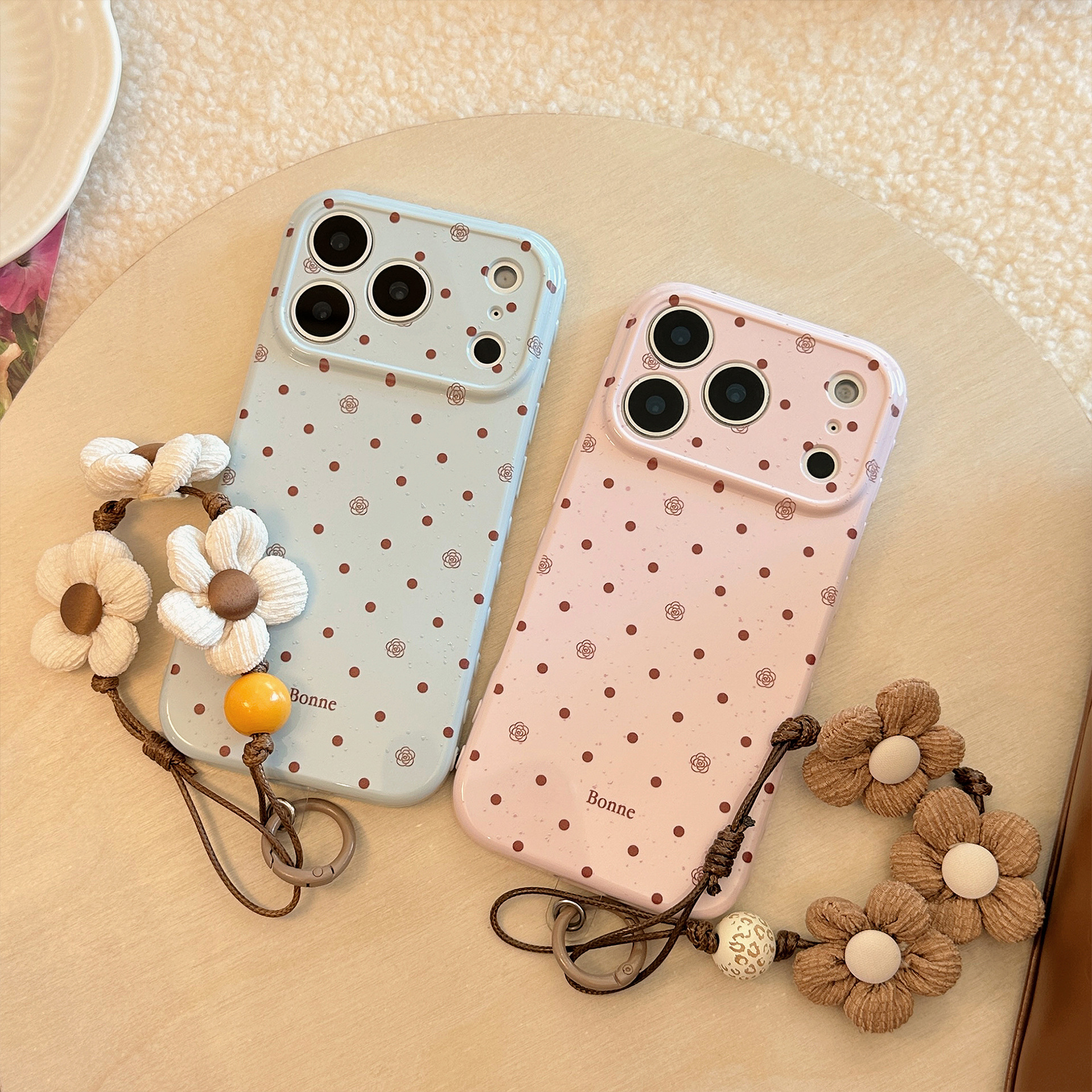 Korean Full Screen Polka Dots  - огляд і ціна Phone Cases With Straps