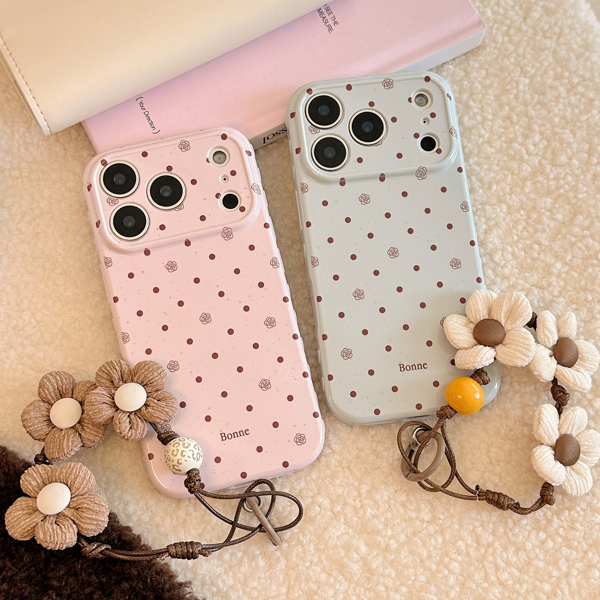 Korean Full Screen Polka Dots  - огляд і ціна Phone Cases With Straps