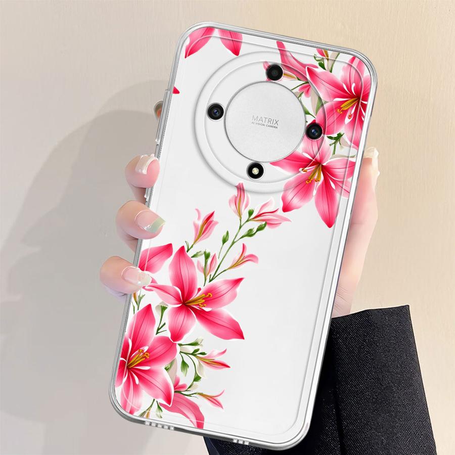 Cherry Flower Print Clear Cool - огляд і ціна Phone Cases Cherry