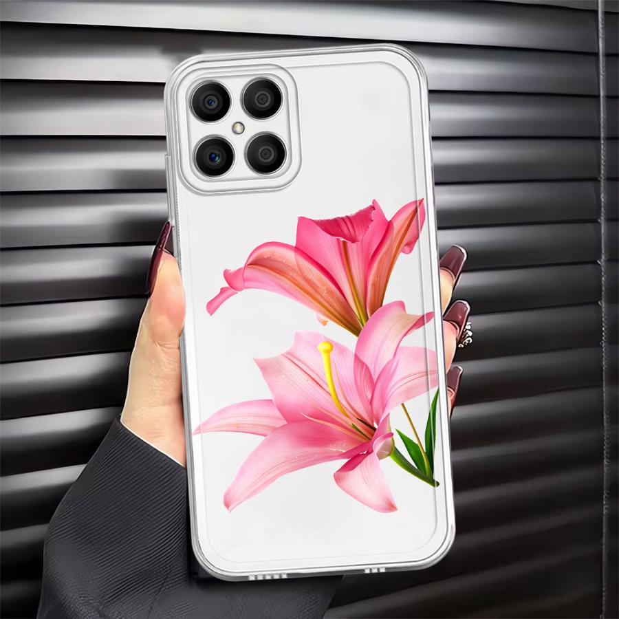 Cherry Flower Print Clear Cool - огляд і ціна Phone Cases Cherry