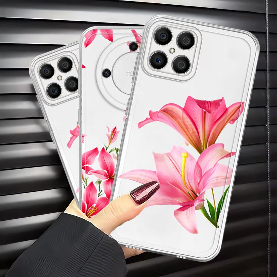 Cherry Flower Print Clear Cool - огляд і ціна Phone Cases Cherry