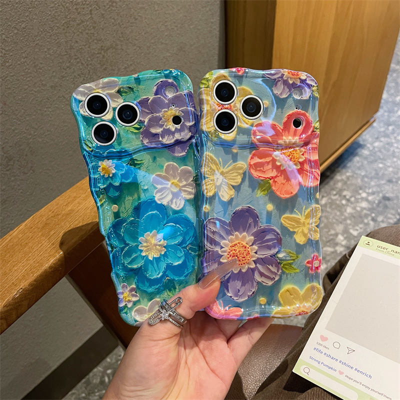 Luxury Blue Light Oil Painting - огляд і ціна Phone Cases Art
