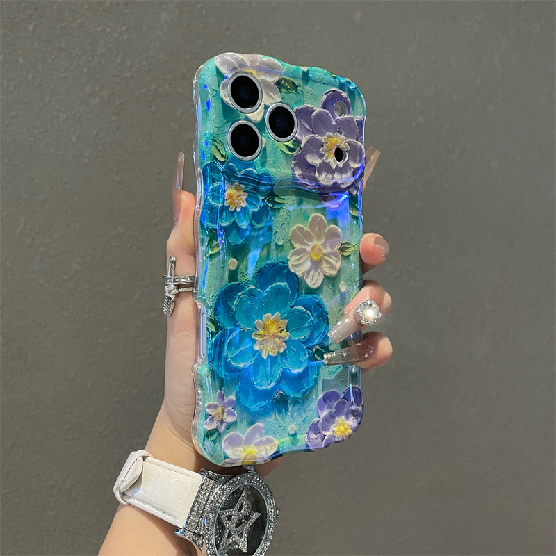 Luxury Blue Light Oil Painting - огляд і ціна Phone Cases Art