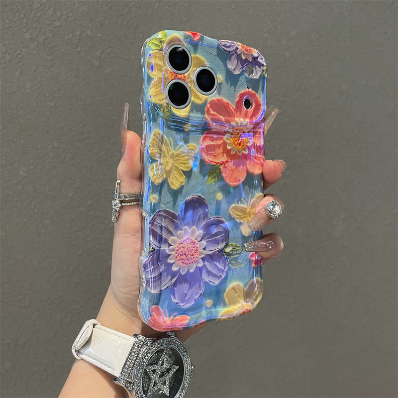 Luxury Blue Light Oil Painting - огляд і ціна Phone Cases Art