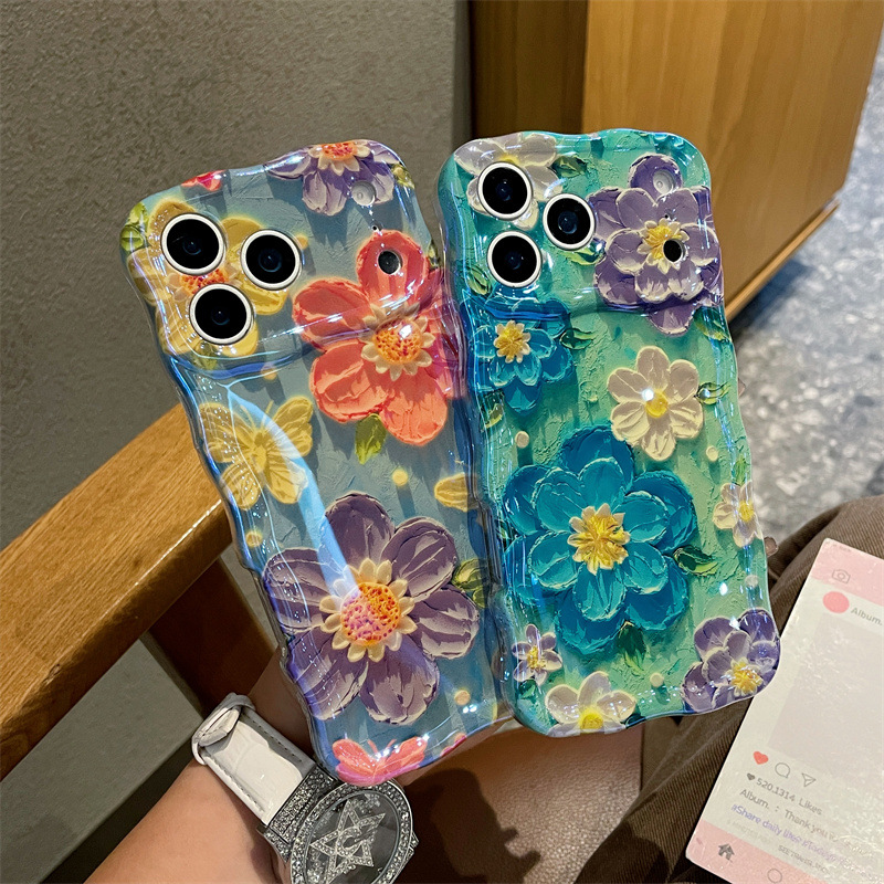 Luxury Blue Light Oil Painting - огляд і ціна Phone Cases Art