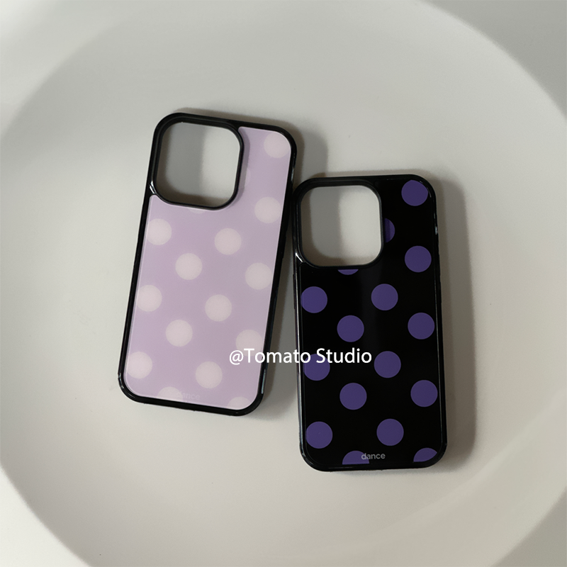 Korean Ins Fashion Purple Polk - огляд і ціна Phone Cases Korean