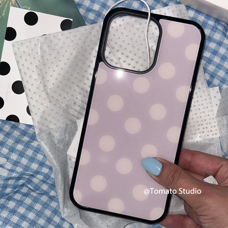 Korean Ins Fashion Purple Polk - огляд і ціна Phone Cases Korean