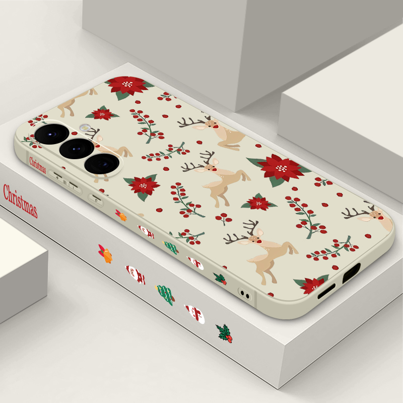 Red Deer Flowers Pattern Phone - огляд і ціна Phone Cases Red Deer