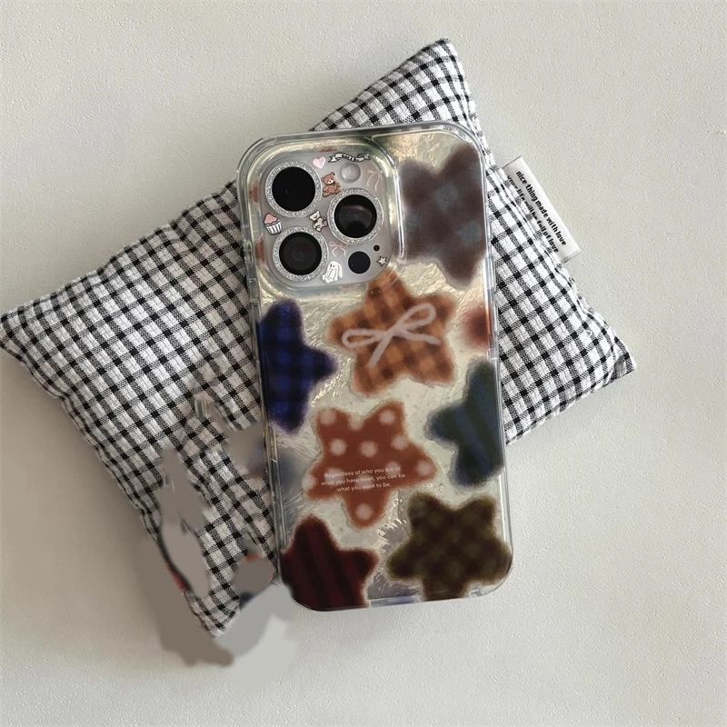 Korean Winter Cute Brown Check - огляд і ціна Phone Cases Korean