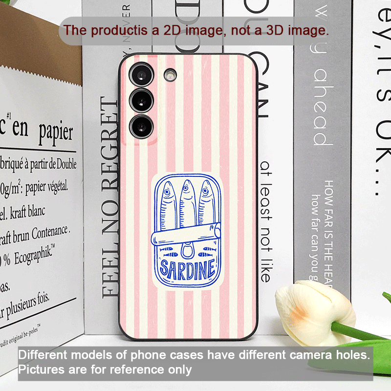 Cute Striped Pattern Sardines  - огляд і ціна Phone Cases Oppo