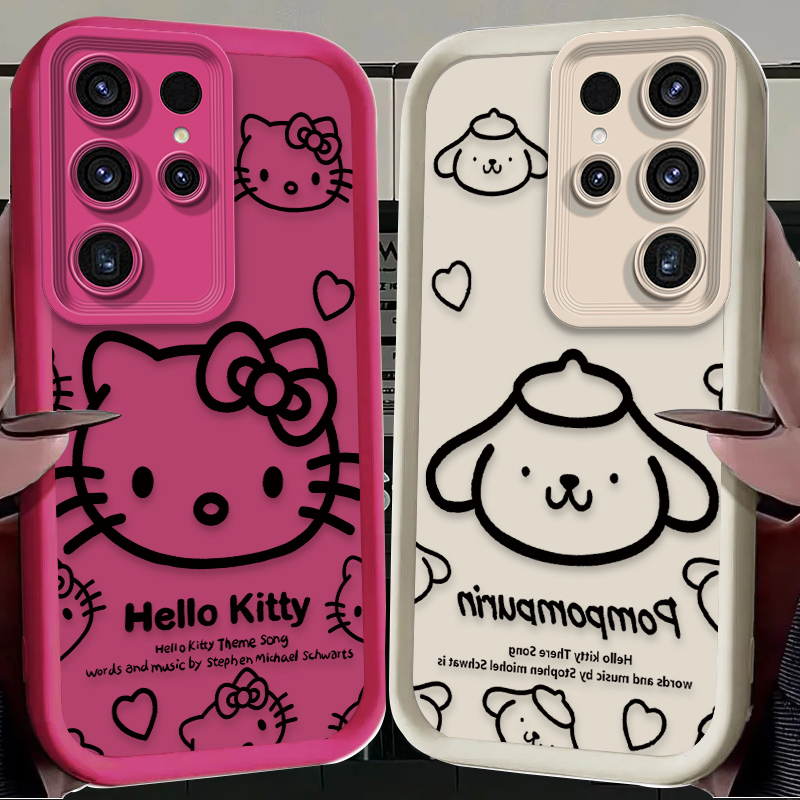 Sanrio Hello Kitty Pompom Puri - огляд і ціна Phone Cases Samsung S23