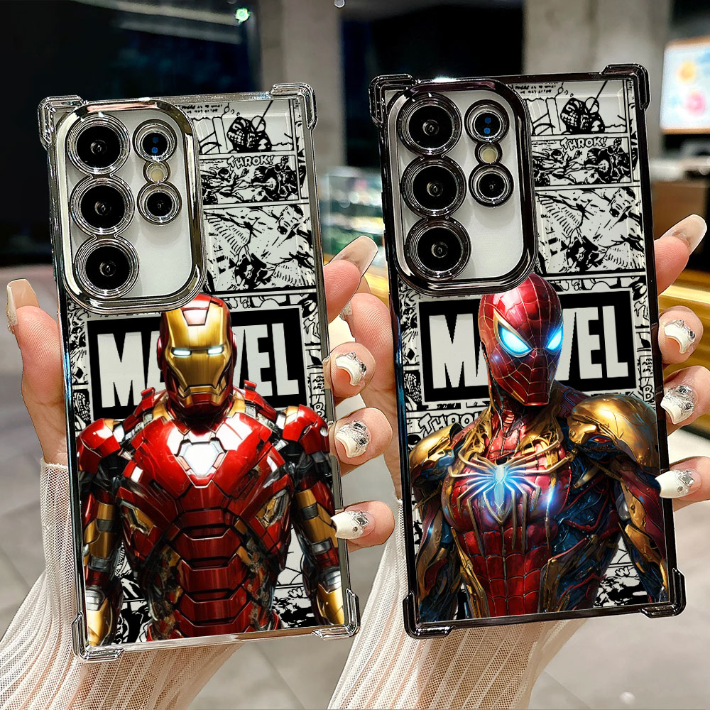 Marvel Spiderman Ironman Comic - огляд і ціна Phone Cases Samsung S23