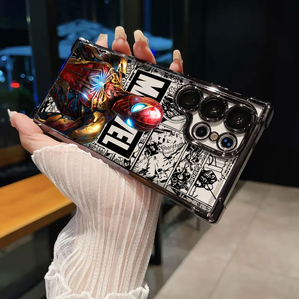 Marvel Spiderman Ironman Comic - огляд і ціна Phone Cases Samsung S23