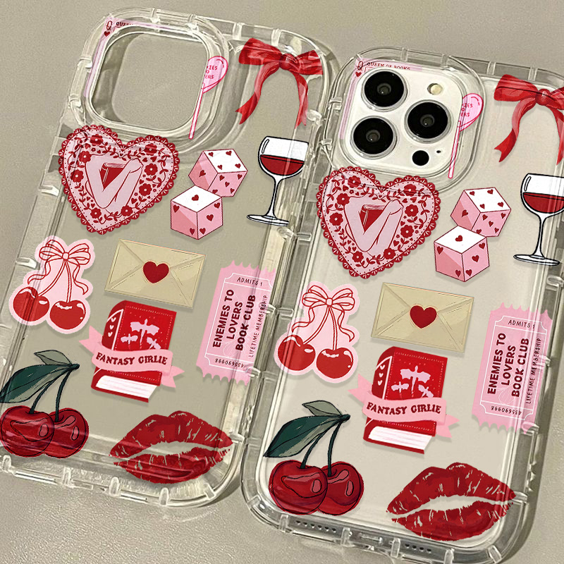 Korean Cute Cherry Bow Phone C - огляд і ціна Phone Cases Cherry