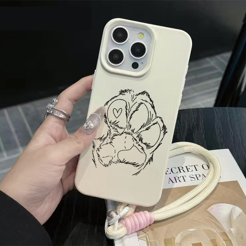 Amiable Dog Paw Beans INS Hand - огляд і ціна Phone Cases With Straps